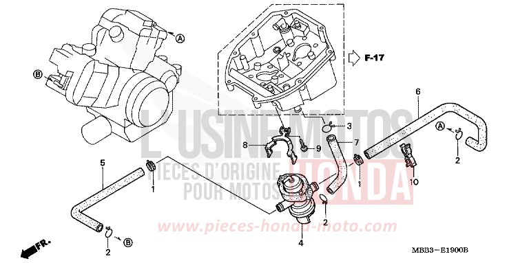 SOUPAPE D'AIR de VTR "FireStorm" PEARL FLASH YELLOW (Y163) de 2001
